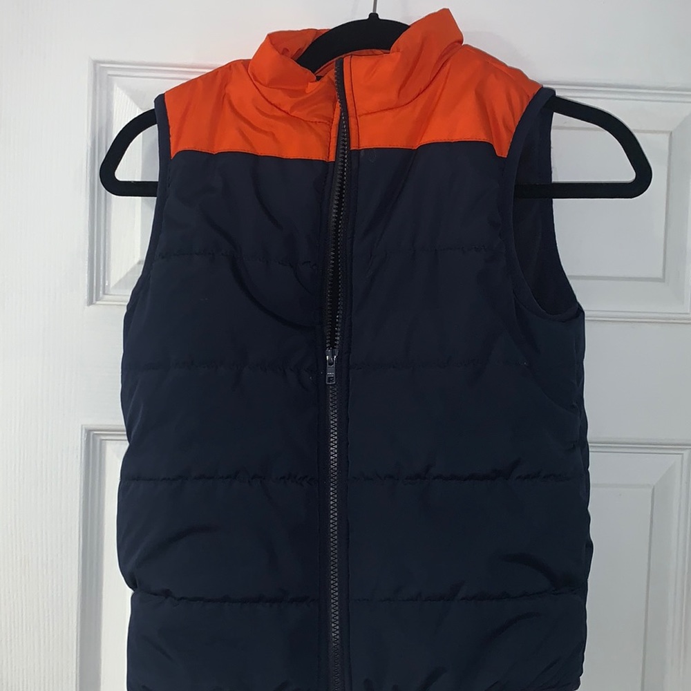 Boys fleece lined vest